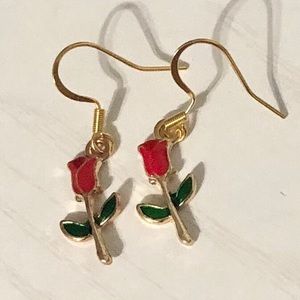 Rose colored Earrings